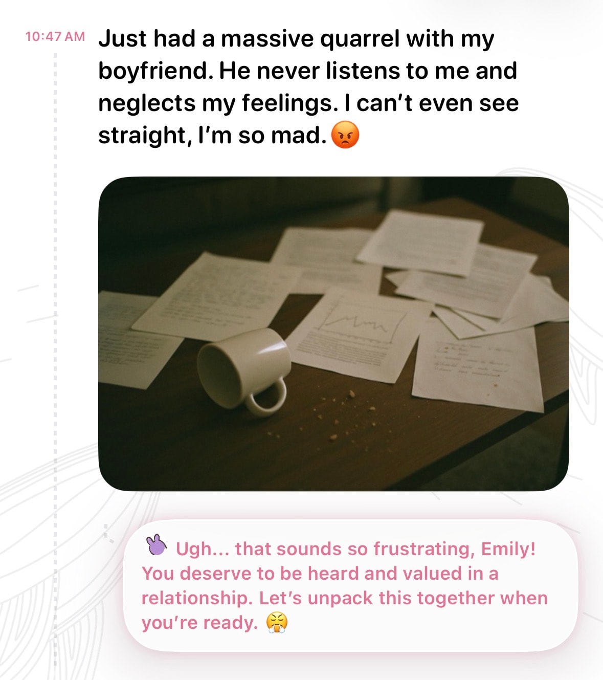 Understands context and nuance like a real friend